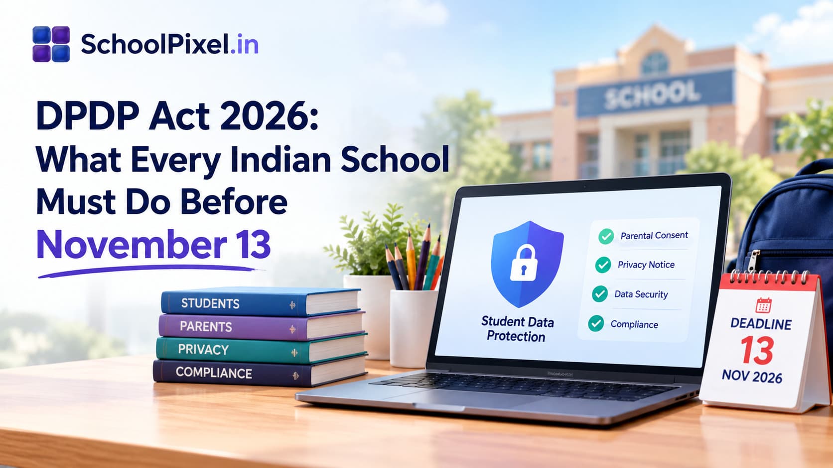 DPDP Act 2026: What Every Indian School Must Do Before November 13
